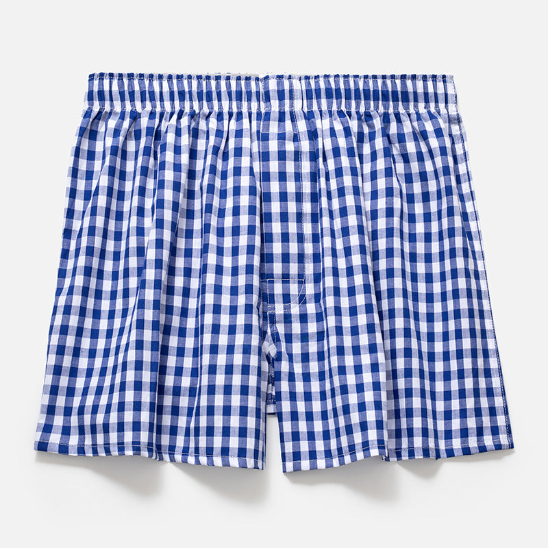 Boxershorts aus Baumwolle für Herren – atmungsaktive, gewebte Boxershorts mit bequemer Passform
