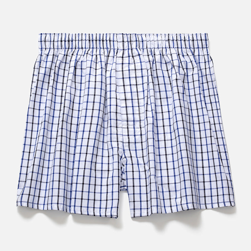 Boxershorts aus Baumwolle für Herren – atmungsaktive, gewebte Boxershorts mit bequemer Passform