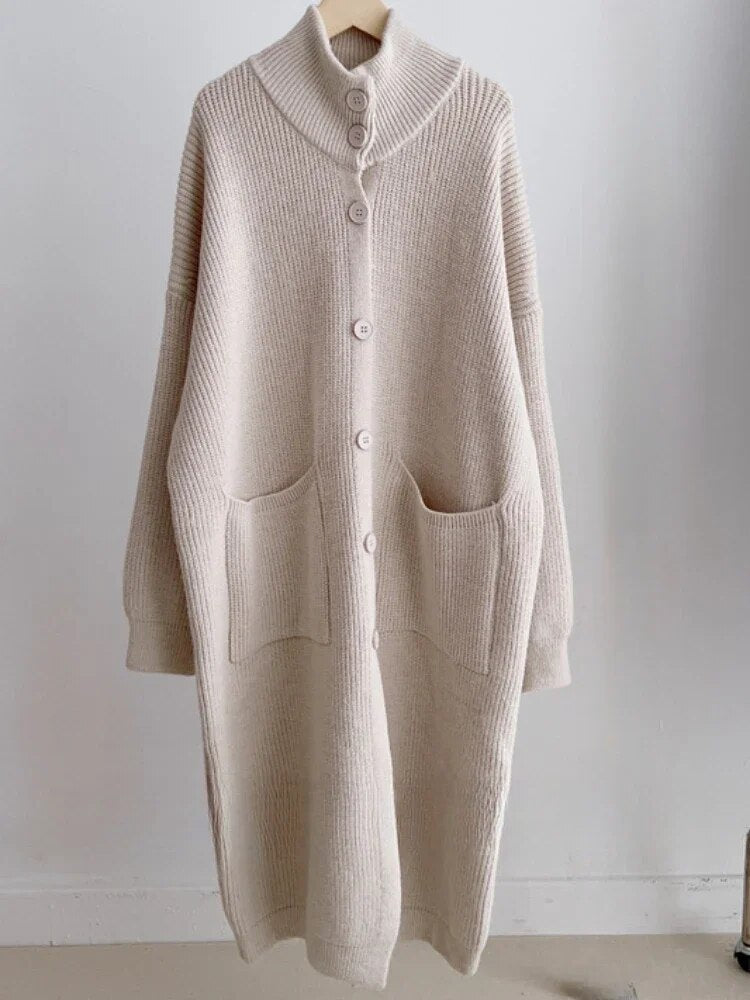 Casual long sleeve turtleneck sweater