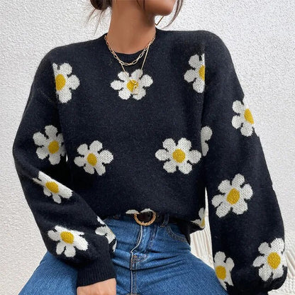 2023 Winter RM floral sweater