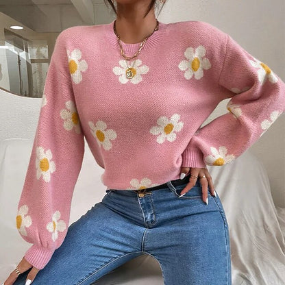 2023 Winter RM floral sweater