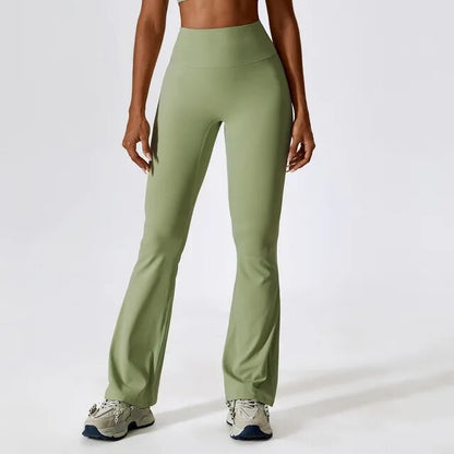 Flared yoga pants for women