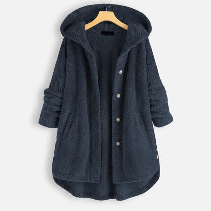 Women's long sleeve hooded winter coat